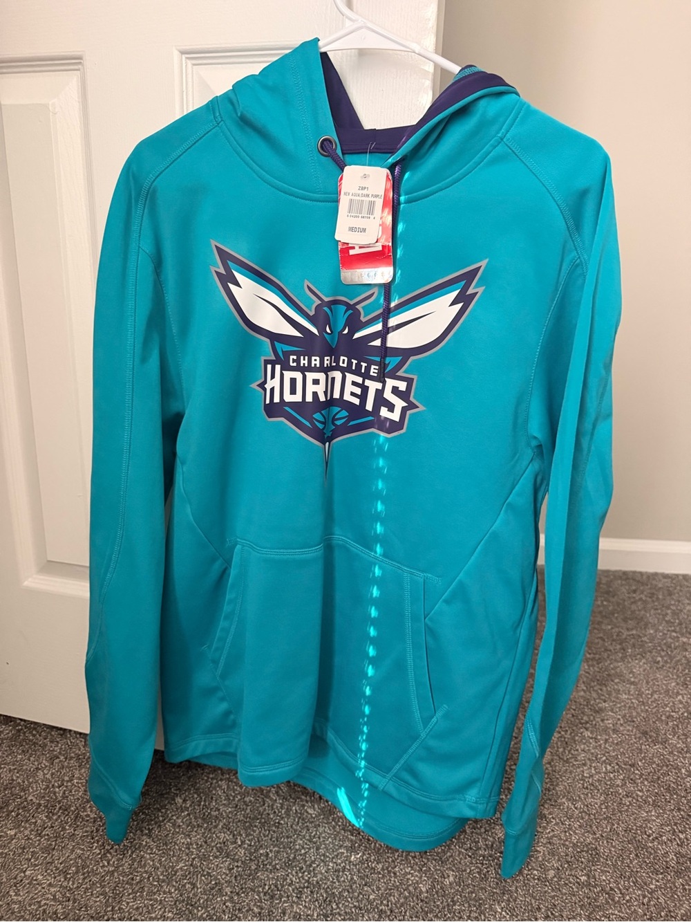 NBA Teal Charlotte Hornets Pullover Hoodie